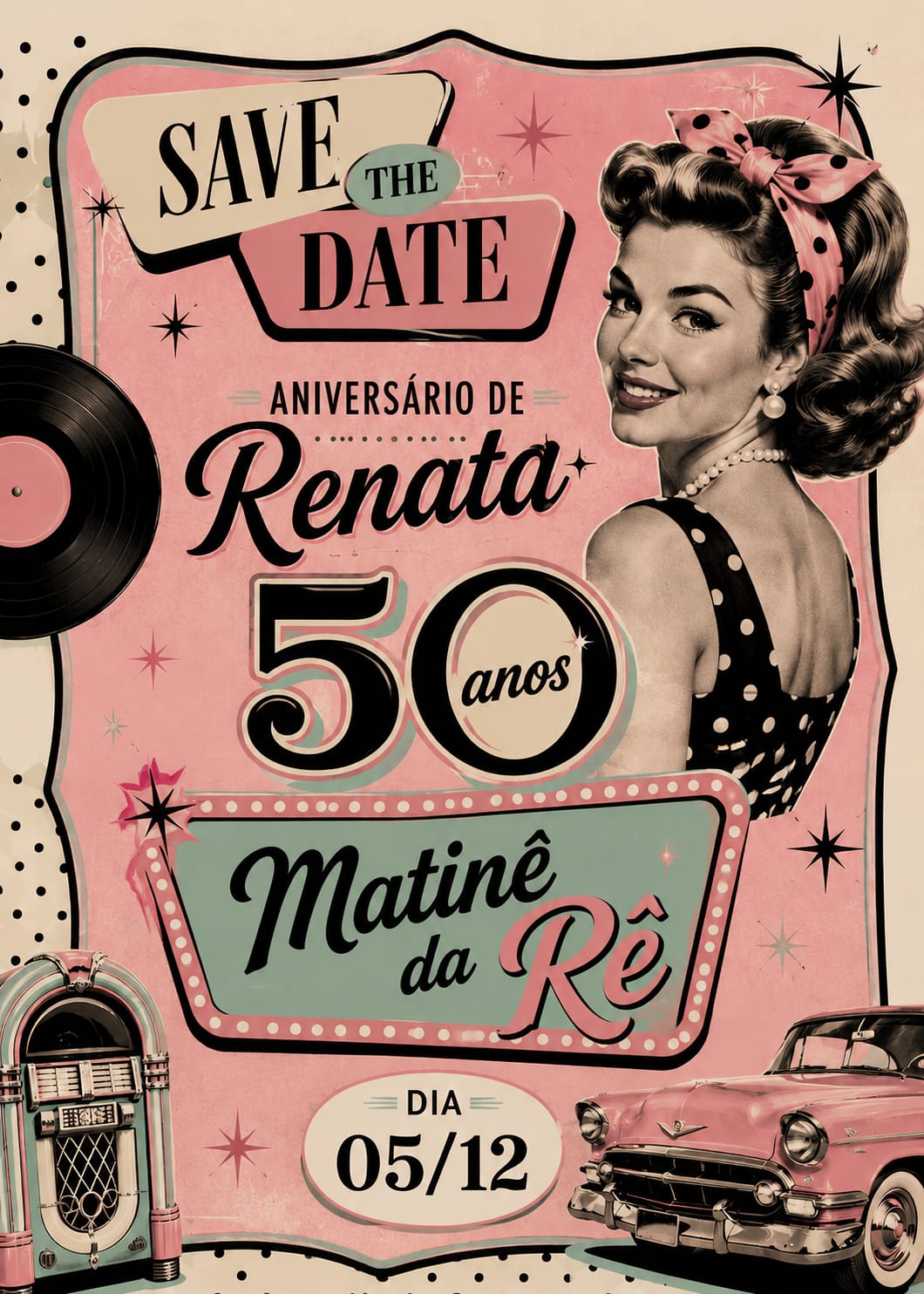Convite Oficial - Matinê da Rê