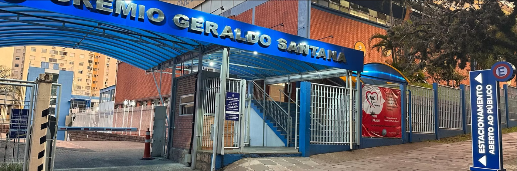 Clube Geraldo Santana - Entrada e Fachada